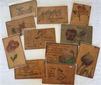 Antique Leather Postcards (11)