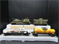 Lionel & K-Line plastic train cars, Army & AF
