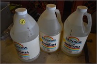 3 jugs Rainbow Ammonia