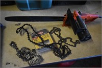 Electric Chain Saw and chains