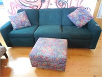 Sofa With Ottoman 85" Long