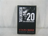 New Resident Evil S.T.A.R.S. die~cast Badge