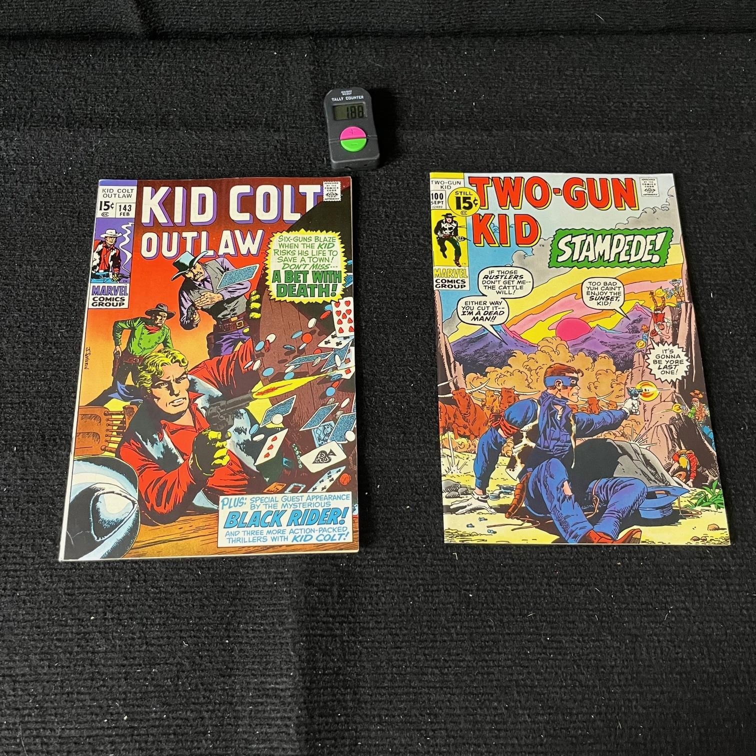 Kid Colt Outlaw 143 & Two Gun kid 100