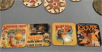 Four sets of coasters