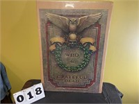 The Who and The Grateful Dead Venue Poster