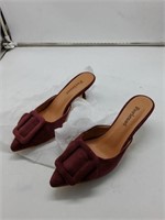 Fericozt size 9 purple heels
