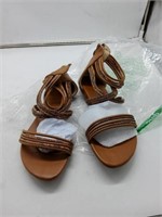 Brown sandals size 10.5