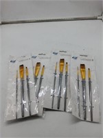 4 packs of art paint brushes