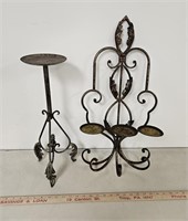 (2) Decorative Candle Holders- Triple Wall Candle