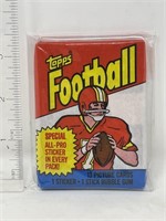 1983 Topps football card pack