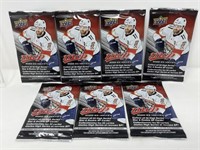 7 2023 Upperdeck hockey card packs