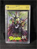 Spawn 301 Ver. Clayton Craine Sig. CBCS 9.8