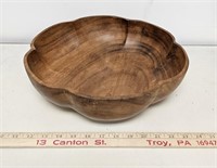 Nice Wooden Bowl- 14" Across