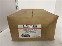Ten radial truck tire tubes