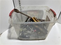 Clear bin of tools