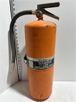 Orange Fire extinguisher