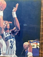 Alonzo Mourning Signed Photo in Plaque