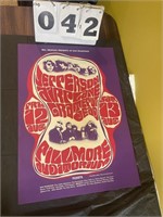 Jefferson Airplane / Grateful Dead Venue Poster