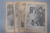 LOT OF 1930'S GRIT COMIC MAG/PAPERS