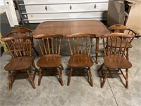 Vilas Canada dining room table & 6 chairs