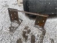 Skid steer weld on plate