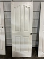 White sliding interior door