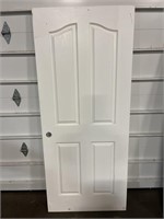White interior door