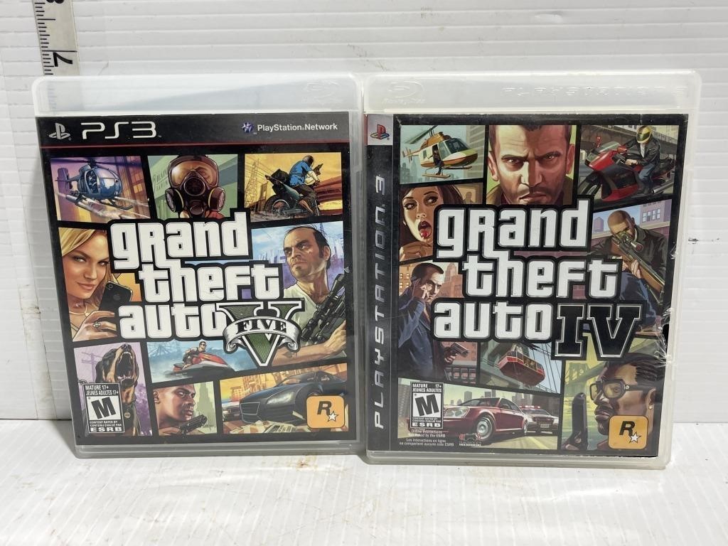 2 Palystation 3 Games- Grand Theft Auto