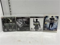 4 PlayStation 3 Games- Call of Duty