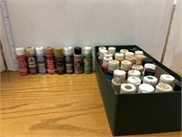 Box of Acrylic paints