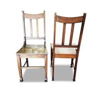 Pair of 19th Century Provincial Chairs,