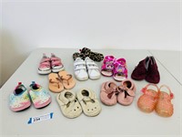 (10) Pair of Toddler Girls Shoes