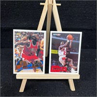 Michael Jordan Basketball Card lot of 2 +O'Neal