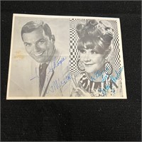 Peter Marshall  & Dody Goodman Signed Playbill ++