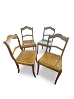 Four Biedermeier Dining Chairs,