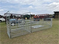 Sheep/goat catch pen with 3 extra panels