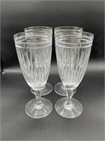 (4) Waterford Crystal Water Glasses
