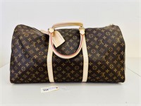 Louis Vuitton Style Duffle Bag