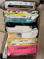 Box of Miscellaneous Office Supplies