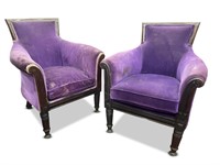 Near Pair of 19th Century Armchairs,