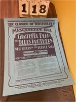 The Grateful Dead Blue Brothers Venue Poster