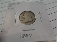 1827 CAPPED BUST DIME