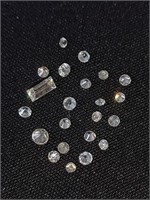Quantity of Small Cut Diamonds and Clear Stones,