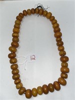 Africa Amber Trade Bead Necklace