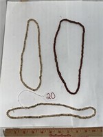 3 Ivory Coast Necklaces