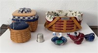 Longaberger Sewing Baskets