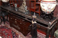 Large Chinese Lacquer Alter Table,