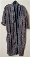 Vintage Robe Art Pattern w Belt