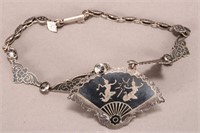 Thai Sterling Silver Neilo Necklace and Pendant,