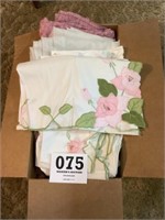 Box lot of curtains